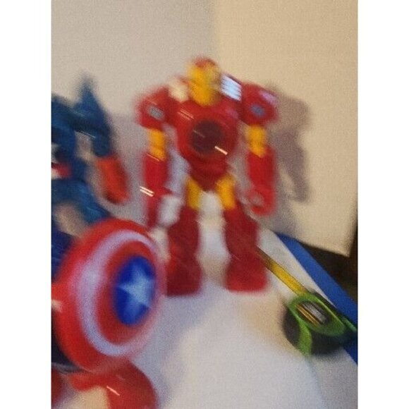 Lot of 4 Action Figures 12" Transformers Toy Robot figure transformer Captain - Picture 4 of 13